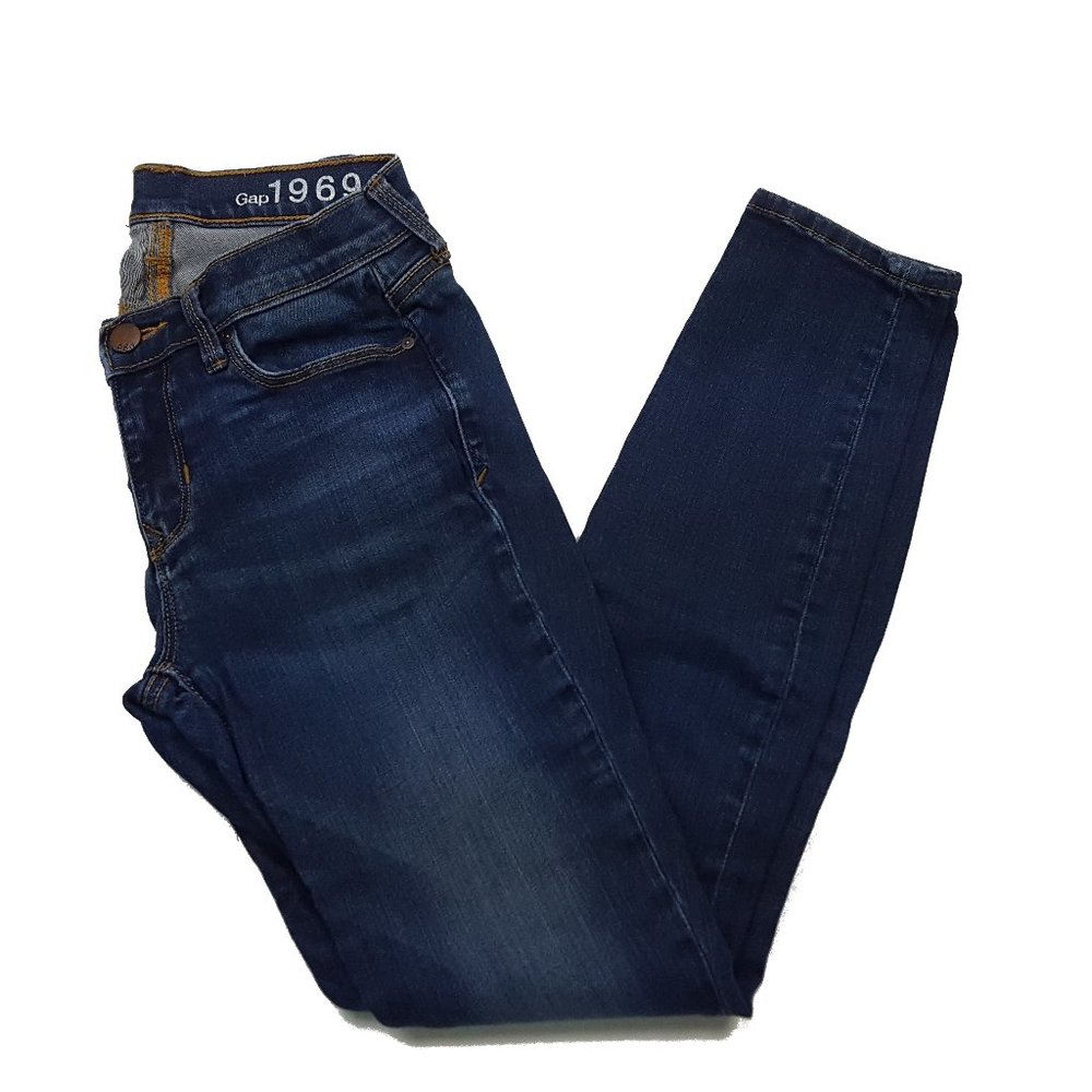 Gap 1969 Skinny Legging Jeans Medium Wash Blue